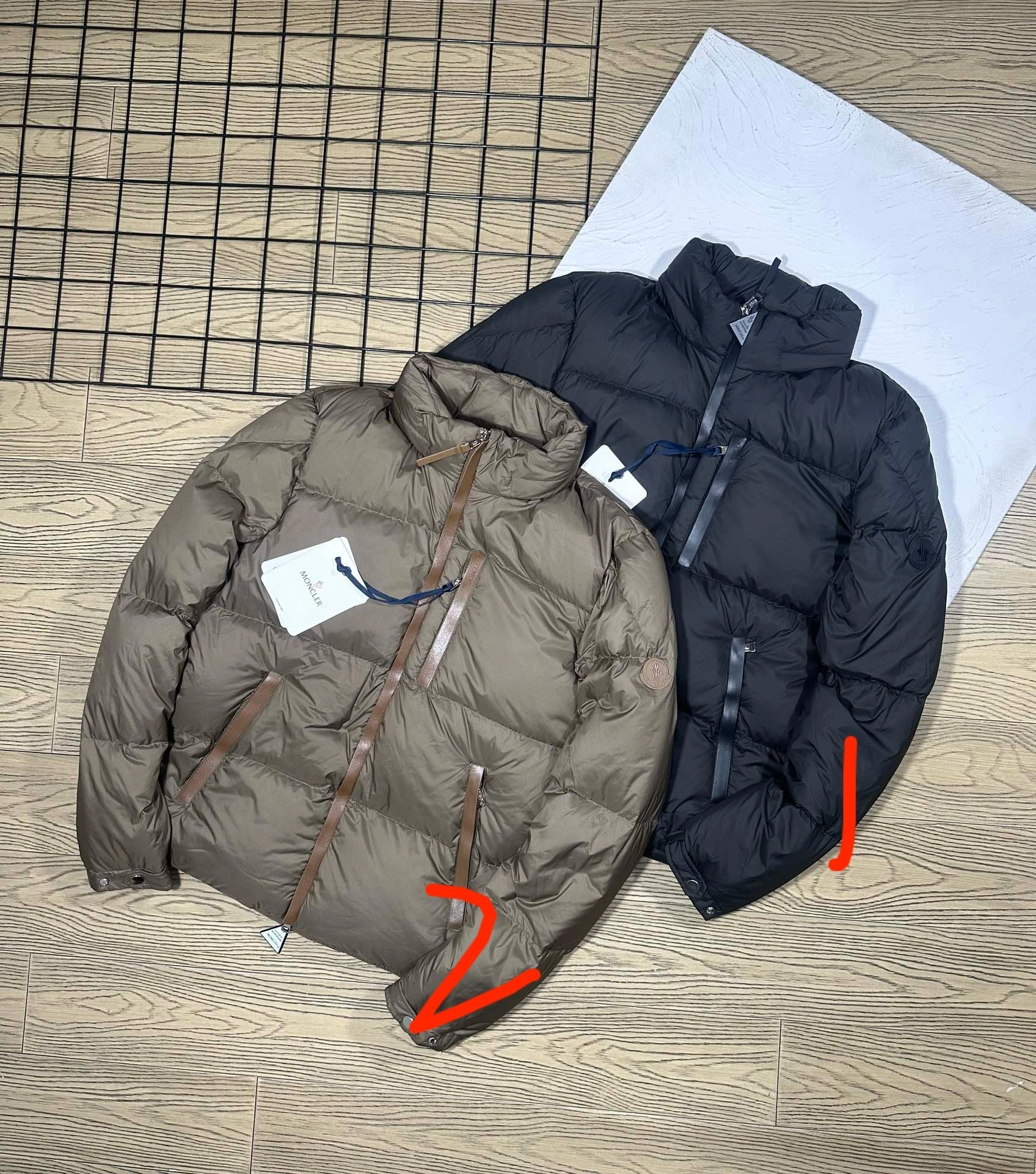 wg.luxury- 7o9385r Besbre Down Jacket oversized 2colour item:D-F110J1526-2